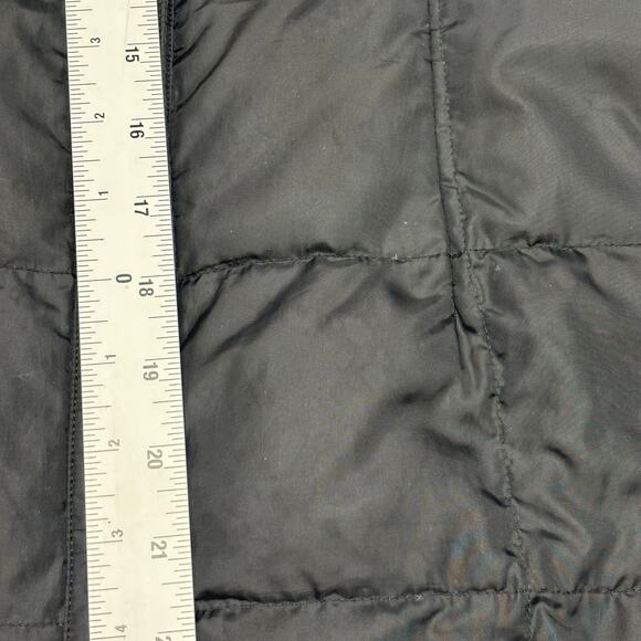 Eddie Bauer Charcoal Gray Womens S Snap Quilted Premium Goose Down Puffer Jacket - Picture 4 of 13
